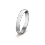 梵克雅寶（Van Cleef & Arpels）Tendrement 系列銀色鉑金弧形戒指男女通用VCARO9Y400 43