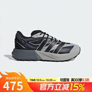 阿迪達(dá)斯 （adidas）男鞋 LIGHTBLAZE ATR 「流光跑鞋」緩震防潑保暖運(yùn)動(dòng)休閑跑步鞋 JP7773/柔和墨水藍(lán)/淺灰色/青灰色 40.5