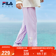 FILA【靈風(fēng)褲】斐樂兒童防蚊褲2025夏季新款男女童涼感速干運動褲