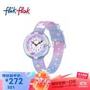 斯沃琪（Swatch）【京東奧萊】Flik Flak飛菲兒童手表 ZFBNP213 抱抱獨(dú)角獸31.85mm