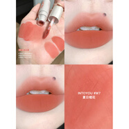 女團辣妹桃紅粉 intoyouem02女主角em525罐裝口紅空氣唇釉女 W7#夏日橙花_現貨