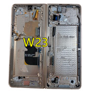 三星（SAMSUNG）適用三星fold3拆機中框F9260邊框Fold4屏框轉軸蓋金屬殼F9360中殼 W23(9023)左殼+右殼+轉軸+中軸蓋-原拆9 國行(其他國際版本)