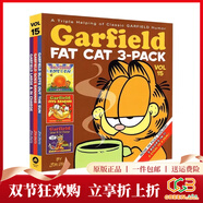 加菲貓英文原版漫畫(huà) 合集 故事三合一 Garfield Fat Cat 3 Pack 經(jīng)典趣味幽默漫畫(huà) 兒童圖畫(huà)故事書(shū) Jim Davis進(jìn)口原版書(shū)籍 綠山墻 加菲貓漫畫(huà) 三合一 15