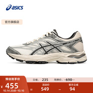亞瑟士ASICS女鞋舒適回彈跑鞋網(wǎng)面跑步鞋運(yùn)動(dòng)鞋 GEL-FLUX 4 米色/銀灰色 37.5