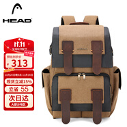 海德（HEAD）雙肩包男女15.6英寸筆記本電腦包酷帥書包大容量防潑水騎行背包
