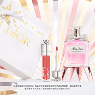 迪奧DIOR花漾潤(rùn)彩口紅香水禮盒(淡香水+豐唇蜜018)唇彩生日禮物送女友