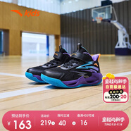 安踏兒童運動(dòng)鞋男小童2025夏季透氣低幫魔術(shù)貼風(fēng)洞籃球鞋A312429901H