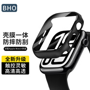 BHO適用蘋果手表保護殼Apple Watch S11/S10鋼化膜半包保護套iWatch S9/8/7/6/SE3/2殼膜一體手表殼