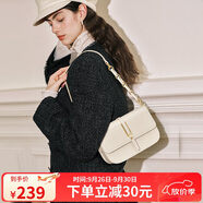 蔻一（Cnoles）包包女包真牛皮品牌女士斜挎馬鞍腋下包生日禮物送老婆實用走心款