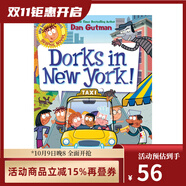 英文原版 我的瘋狂學(xué)校漫畫版 第3本  My Weird School Graphic Novel: Dorks in New York! 搞怪校園故事 兒童章節(jié)小說 綠山墻