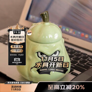 貝瑟斯馬克杯窩瓜陶瓷杯趣味搞怪創(chuàng)意個性禮物杯子帶蓋夏季咖啡杯水杯子