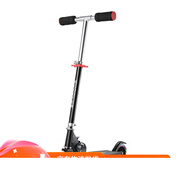 時(shí)尚頑童飛虎兩輪2輪兒童滑板車可升降可折疊全鋁閃光輪3-14歲童車滑行車 黑色閃光輪 3-10歲