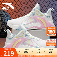 安踏空域4籃球鞋男鞋子學生耐磨運動鞋氣墊緩震防滑實戰(zhàn)球鞋戶外鞋子 【空域4】象牙白-3 41