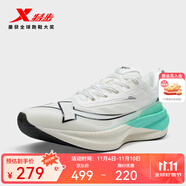 特步【2000公里二代】跑鞋男兩千公里耐磨回彈跑鞋體考競(jìng)訓(xùn)女跑步鞋 帆白-男-建議拍小半碼 41