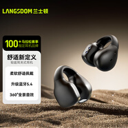 蘭士頓 藍(lán)牙耳機(jī) 骨傳導(dǎo)概念耳夾式無線開放不入耳 運(yùn)動跑步騎行通話降噪 適用于蘋果華為小米手機(jī)