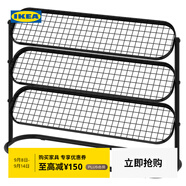 宜家（IKEA）ALGANAS艾佳奈斯鞋架簡易門口家用多層室內(nèi)鞋架子 鞋架黑色