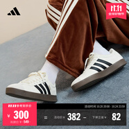 adidas「T頭鞋」VL COURT復(fù)古休閑板鞋德訓(xùn)鞋男女阿迪達(dá)斯輕運(yùn)動(dòng) 漢玉白/黑色/樹(shù)脂黃   41