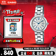 卡西歐（CASIO）手表女士SHEEN守護(hù)星優(yōu)雅石英日韓表送女友禮物SHE-4528D-7A