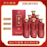碧春【喜宴專享】碧春老牌貴州名酒醬香型白酒 送禮 【新老款隨機】  53度 500mL*6瓶 碧春龍韻珍品紅