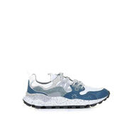 山霧花野（Flower Mountain）男士休閑鞋緩震耐磨輕量運動鞋低幫系帶戶外鞋 白色 40