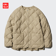 優(yōu)衣庫(kù)女裝PUFFTECH空氣棉服休閑茄克/時(shí)尚款外套469864 32 深米色 2XL /170/100B