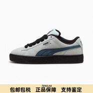 彪馬（PUMA）Suede XL Material Interest 舒適百搭 防滑耐磨 低幫 板鞋 男女  淺灰-黑色 39