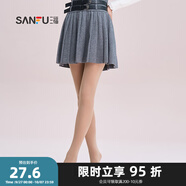 三福 女褲襪單條裝 淑女易搭天鵝絨貼膚防勾絲連腳絲襪823293 粉底膚 均碼