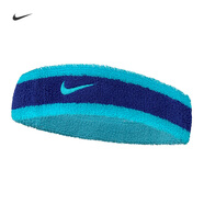 耐克（NIKE）運動(dòng)吸導汗頭帶男女頭箍跑步爬山擦汗束發(fā)帶藍綠色N0001544508OS