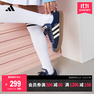 adidas「T頭鞋」VL COURT復(fù)古休閑板鞋德訓(xùn)鞋男女阿迪達(dá)斯輕運(yùn)動(dòng) 深藍(lán)/暖香草色/灰藍(lán)   37