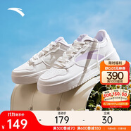 安踏輕松板鞋秋季小白鞋女鞋學生校園厚底增高輕便百搭情侶運動休閑鞋