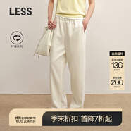 LESS【商場(chǎng)同款】2025秋新款棉萊賽爾直筒九分牛仔褲2P7E14420 986牛仔白 M