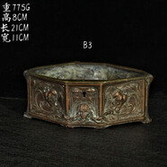 詠幻古董歐式黃銅桌面花瓶家居樣板間復(fù)古創(chuàng)意桌面銅花盆拍攝 3歐式古典精美花器