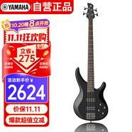 雅馬哈（YAMAHA）電貝司 四弦貝斯入門初學吉他進階搖滾演出專用TRBX304 BL黑色