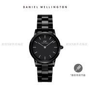 丹尼爾惠靈頓（DanielWellington）Dw女士腕表標志性系列小黑瓷腕表黑曜石黑色陶瓷表帶為女孩28/32 小黑瓷 28mm