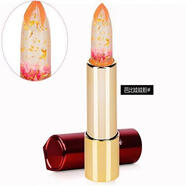 【官方旗艦】凱莉聚美kailijumei變色真花果凍唇膏花朵口紅持久保濕滋潤唇膏護理 02#芭比粉