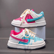 LI-NING李寧潮鞋童鞋兒童小白鞋2025新款秋季女童輕便防滑板鞋男童學(xué)生軟 0818鴛鴦板鞋紅色 27 _內長(cháng)約17.0cm