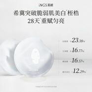 英樹(shù)美白淡斑面膜頸膜補水提亮膚色煙酰胺奶皮面膜 三盒裝【共15貼】