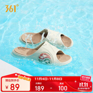 361°運(yùn)動(dòng)拖鞋男AG夏季籃球厚底沙灘休閑外穿涼拖鞋子男672426728-2