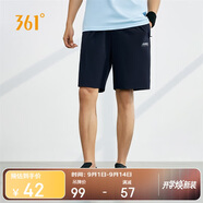 361°短褲夏季男休閑褲男跑步寬松戶外健身運動褲五分褲652124711-2