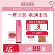 伯特小蜜蜂進口淡彩潤唇膏天然補水秋冬保濕滋潤中秋節(jié)禮物 豆沙木槿4.25g