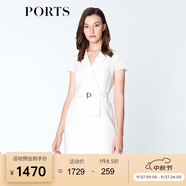 PORTS寶姿春夏女裝假兩件包臀連衣裙ALM8D180KWB008 奶白色-1 XXS (0)
