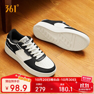 361°運(yùn)動(dòng)男鞋秋冬季學(xué)生復(fù)古厚底增高小白休閑板鞋子男672426615-4