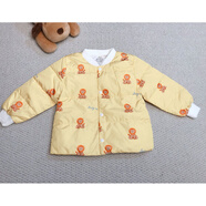南糖三色盈湖兒童輕薄羽絨服內(nèi)膽90白鴨絨寶寶中小童男女童秋冬外套24新款 黃色小獅子 90 cm