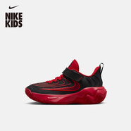 耐克（NIKE）兒童鞋男女童低幫字母哥戰靴 魔術(shù)貼易穿脫 外場(chǎng)實(shí)戰運動(dòng)籃球鞋 FZ6733-005 25 【建議腳長(cháng)14厘米】 