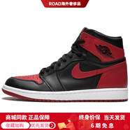 JordanAJ1RetroBredBanned禁穿潮流高幫復古籃球鞋男款黑紅2016年版 40