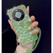 華為（HUAWEI）【品質(zhì)原裝】適用華為mate60非凡大師水鉆手機殼女款保時(shí)捷mate40 金箔綠鉆送手煉 華為Mate_70