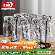 青蘋果玻璃水杯架 黑色輕奢不銹鋼玻璃杯架 酒杯玻璃杯牛奶杯茶杯杯架
