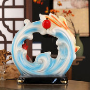 興盛長山西汾陽杏花鎮(zhèn)年年有余龍魚白酒清香型53度1.5L禮盒裝景德陶瓷瓶 53度 1500mL 1瓶 圓滿魚款