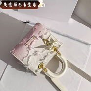 葉余小眾設計今年流行時(shí)尚戴妃包2025輕奢流蘇手提包閨蜜 粉色漸變流蘇愛(ài)心掛件戴妃包