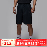 耐克（NIKE）短褲男2025夏季新款喬丹飛人寬松透氣五分褲 戶(hù)外訓練跑步運動(dòng)褲 HF9336-010 3XL
